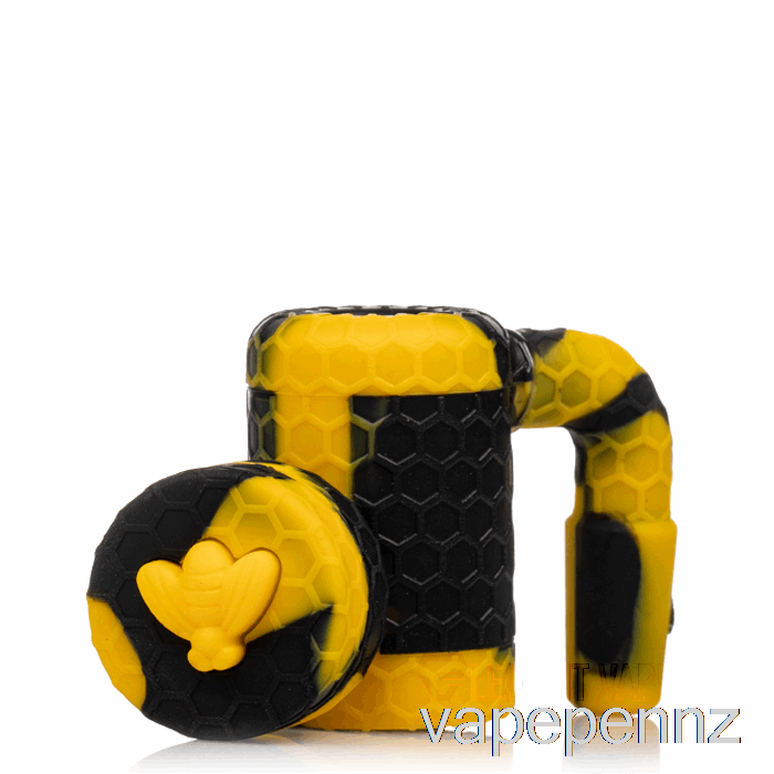 Stratus Bee Silicone Wax Reclaimer Sol (Black / Yellow) VAPE NZ